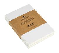 Antony Olivier Refill Inserti caseari | Carta sfoderata - Set di 2 | 100 fogli color avorio (200 pagine) | Dimensione A5 (205 x 143 mm)