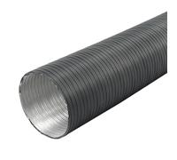 Antracite Alluminio Tubo Flessibile 125mm/3M Lega Flessibile Aria Condotto Tubo