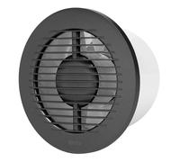 Antracite Silenzioso Rotondo Bagno Extractor Fan 125mm/12.7cm con Sfera Bearing