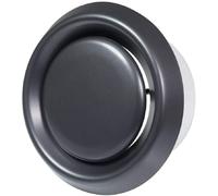 Antracite Supply/Estratto Valvola Condotto Diffusore Rotondo Air Vent Grille