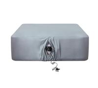 Antranfour Lenzuolo con angoli per materasso ad aria per letto matrimoniale standard, con tasche extra profonde da 61 cm, ultra morbido, resistente, traspirante, per letto gonfiabile, con apertura per