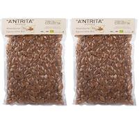 A'Ntrita® - Mandorle Sgusciate Bio 1 Kg - 100% Italiano - Prodotto in Sicilia (Confezione da 2)
