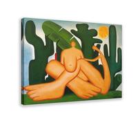 Antropofagia by Tarsila Do Amaral Poster per l'estetica della stanza, poster artistico da parete su tela e cornice 40,6 x 61 cm