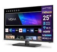 Antteq V25 Smart TV 25 Pollici (62cm) 1080P Full HD, Vidaa App Store Youtube/Netflix/Prime video, Triple Tuner, Wifi,HDMI,USB
