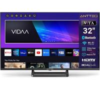 Antteq Vita 32 Pollici Smart Tv(81Cm) Televisore,Telecomando Vocale Bluetooth,Vi
