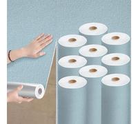 Anttyscar Carta da parati autoadesiva spessa blu 3D isolante termico Peel and Stick Carta da parati Pannelli da parete Isolanti termici Stick On Wall Covering Kitchen Adesivo rimovibile per mobili 9