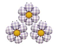 Antwhale 3 palloncini viola a scacchi margherita in lamina decorazioni per feste matrimoni, compleanni, baby shower, decorazioni per feste a tema floreale palloncini