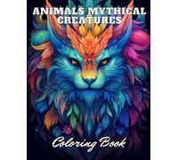 Antwon Mills Animals Mythical Creatures Coloring Book (Tascabile)