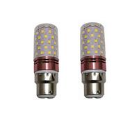 ANTYX 10W B22 Lampadina LED a baionetta 12V 24V Lampadina a Basso voltaggio a Mais 2835 SMD 60 LED AC/DC 12-40V per Camper Camper Marine, Luce a energia Solare e griglia 2 (Colore : Bianco Caldo)