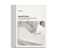 Anua - Combo de Mascarillas Faciales Heartleaf Cream Mask Night Solution Pack Bundle Set