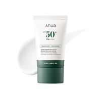 ANUA Heartleaf Silky Moisture Sun Cream SPF 50 PA++++, Korean Sunscreen for Face, Korean Skincare, Korean Makeup Base, Niacinamide, Fragrance Free,Travel Essentials, No White Cast, 50ml /1.69fl.oz