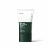 Anua Heartleaf Silky Moisture Sun Cream SPF 50+ PA ++++ idratante e lenitiva (Heartleaf, pantenolo) Crema solare coreana per il viso biologica senza residui bianchi per pelli sensibili (50ml)