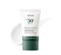 ANUA Heartleaf Silky Moisture Sun Cream SPF 50 PA++++, Korean Sunscreen for Face, Korean Skincare, Korean Makeup Base, Niacinamide, Fragrance Free,Travel Essentials, No White Cast, 50ml /1.69fl.oz
