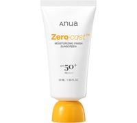Anua Zero-Cast idratante Finish Sunscreen, SPF 50, Glow Sunscreen, No White Cast, Acido ialuronico, Niacinamide Sun Block for face, Oil-Free, Oxybenzone-Free, Travel Essential (50 ml/169 fl.oz)