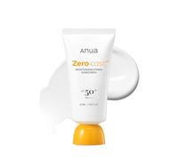 Anua Zero-Cast Crema Solare Idratante, Finitura Idratante Ultralight, SPF50+
