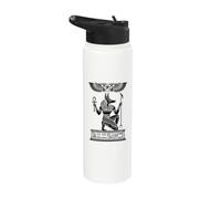 Anubi Dio egiziano Ankh Occhio di Horus Antico Egitto Stainless Steel Insulated Water Bottle