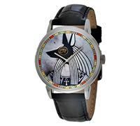 Anubi, God of the Afterlife; simbolico Art Egyptian Hieroglyphics orologio da polso