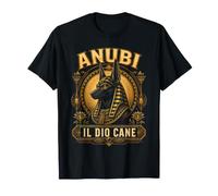 Anubi Il Dio Cane Mitologia Egizia Bestemmia Vintage Maglietta