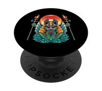 Anubis Antico Dio Egiziano Dei Morti - Egitto Anpu Sciacallo PopSockets PopGrip Adesivo