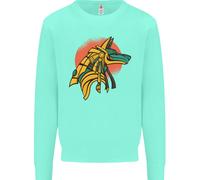 Anubis Antico Egitto Egiziano God Mitologia Uomo Felpa Maglione