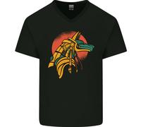 Anu ntico Egitto Egiziano God Mitologia Uomo Scollo A V Cotone T-Shirt