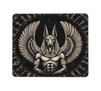 Anu gyptian God Themed Egypt Mythology Design Tappetino Scrivania Morbido Mousepad Comodo Tappetino per Mouse per Lavoro Pc Casa 25X30Cm