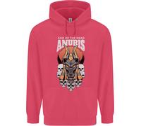Anubis God Of The Dead Antico Egiziano Egitto Bambini Felpa con Cappuccio