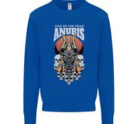 Anubis God Of The Dead Antico Egiziano Egitto Uomo Felpa Maglione