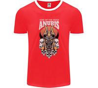 Anubis God Of The Dead Antico Egiziano Egitto Uomo Ringer Fotl