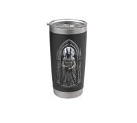 Anu othic Guardian Antico Egitto Icona Arte Bicchiere termico in acciaio inox doppia parete