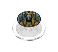 Anubis Sciacallo Dio Ankh Antico Egitto Mito Arte PopSockets PopGrip per MagSafe