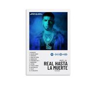 Anuel Aa Real Hasta La MuerteAdesivi murali impermeabili ad alta definizione dipinti decorativi adatti per camere da letto/negozi resistenti all'umidità e allo sbiadimento Confezione squisita perfetta
