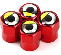 ANUEVA 4 Pezzi Tappini Gomme Auto per Smart Fortwo Forfour453 451 450, Cappuccio Valvola a Prova di Perdita Tappi Valvole Pneumatici Auto, Antipolvere Pneumatici Accessori