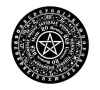 Anulely Consiglio divinatorio,Grafica pendolo metafisica in gomma | Kit di streghe, Tavola Pendolo da strega, Tavola del Santo per la decorazione spirituale, radiestesia