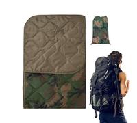 Anulely Coperta da campeggio impermeabile, coperta da campeggio per tempo freddo, grande coperta da campeggio pieghevole antivento | trapunta calda multifunzionale per tempo freddo, piumino borsa