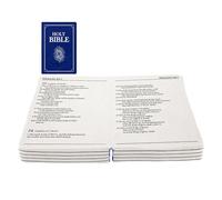Anulely Cuscino della Sacra Bibbia, Cuscino Bibbia | Cuscino per libro apribile,Cuscino in peluche per libro cuscino biblico, cuscino a forma di versetto biblico a forma di libro, cuscino in