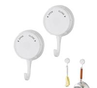 Anulely Ganci a ventosa sotto vuoto, ganci a ventosa potenti per vetro regolabili a 360 gradi, gancio per borsa portatile, ganci da parete riutilizzabili per porta, specchio, finestra