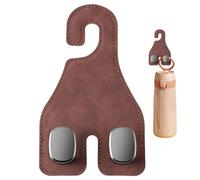 Anulely Ganci doppi per borse da auto, multifunzione, 2 in 1, ganci doppi per sedile, ganci multifunzionali per sedile posteriore, poggiatesta e sedile, ganci creativi per cavo di ricarica degli
