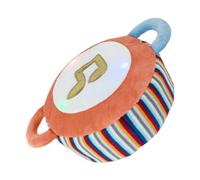 Anulely Giocattolo sonoro in peluche con luci, giocattolo musicale per - giocattoli di peluche per una musica morbida e rilassante, figure interattive in peluche per, giocattolo comodo per l'ora del