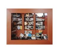 Anulely Libreria per Piccoli Libri, Kit Miniature Book Nook - Legno scuotere Una mensola | Piccola vetrina della scatola dei libri, decorazione della mensola in miniatura con piccoli libri per gli