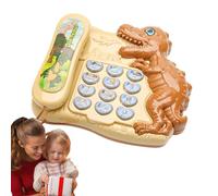 Anulely Macchina di apprendimento telefonico, Giocattoli telefonici per - Giocattoli di apprendimento Automatico di storia del Dinosauro del fumetto - Giocattolo telefonico coinvolgente, Apprendimento