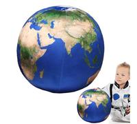 Anulely Pianeta Terra, Cuscino di Peluche Pianeta Terra, Ornamento di Animali Peluche Terra, Giocattolo Educativo Morbido per Ragazzi e Ragazze