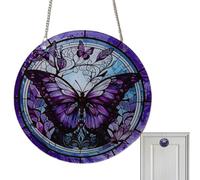 Anulely Suncatcher - Acchiappasole per finestre, decorazione da parete in acrilico, colorato, decorazione per finestra Suncatcher, acchiappasole decorativo in vetro colorato per la parete della