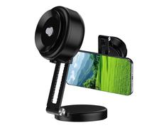 Anulely Supporto a ventosa per telefono, a doppia ventosa, retrattile, accessori interni auto, supporto elettrico per cellulare, per auto, casa, palestra