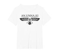 Anunnaki, i sovrani dell'antica Mesopotamia Maglietta, Donna Plus-Size, Bianco, 1X