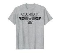 Anunnaki, i sovrani dell'antica Mesopotamia Maglietta, Uomo, Grigio Melange, 4XL
