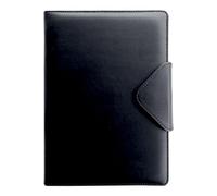 Anupam Flynn - Taccuino a righe formato A5, 192 pagine, 80 g/m², copertina in pelle PU testurizzata con chiusura magnetica, per appunti di ingegneria, scrittura e diario scolastico e ufficio