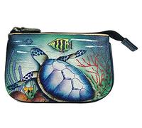 Anuschka Medium Coin Purse AA, Portafoglio Donna, Mondo Delfino, Taglia Unica