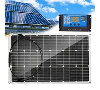 ANUU Pannello Solare monocristallino da 400 W/800 W 18 V, Confezione da 2 Moduli fotovoltaici monocristallini Flessibili ad Alta efficienza per casa, Campeggio, Barca, roulotte, Camper,400W