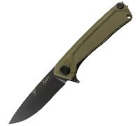 ANV Knives Z100 - BB, DLC, LINER LOCK, G10 OLIVA ANVZ100-058
